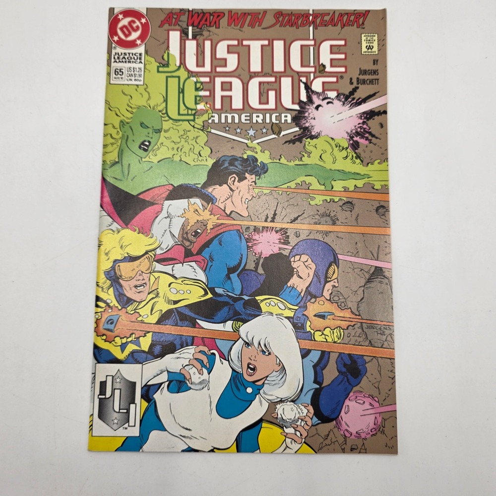 DC Comics Justice League America 65 Starbreaker Superman Booster Gold 1992 JLA